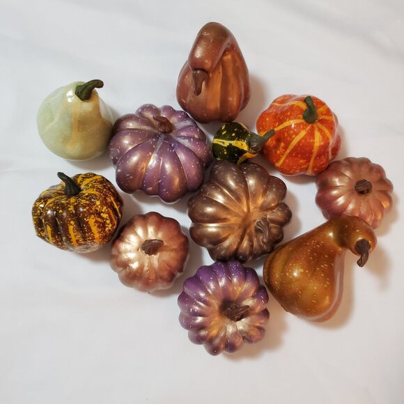 Lot of (11) Assorted Faux Fall Harvest for Your Autumn Display - Picture 2 of 5